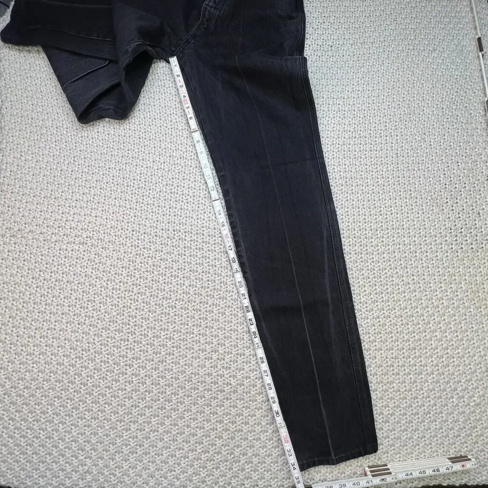 Vintage Western Yoke Z Blaze Black Fire 'Hold Up' Jeans 7/27 - Size‎ 24 x 34.5